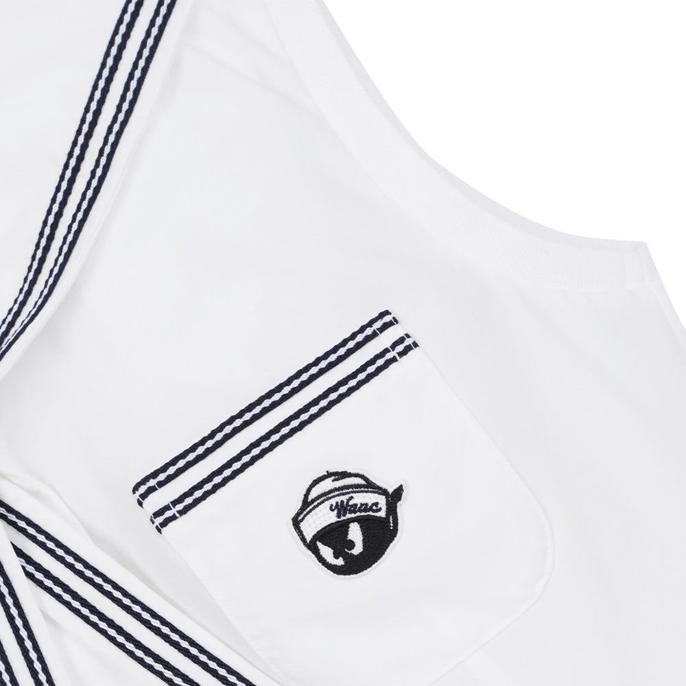 SAILOR COLLAR SLEEVELESS SHIRT 女士 海軍領無袖上衣