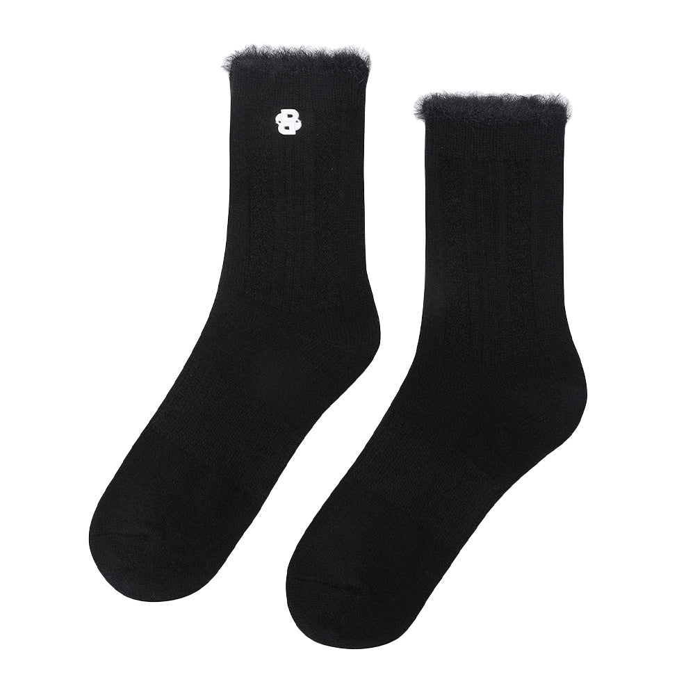 FUR POINT WOOL HIGH SOCKS 女士 羊毛高筒襪