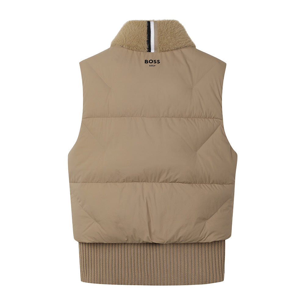 WARMFORTABLE VEST 女士 毛絨高領背心