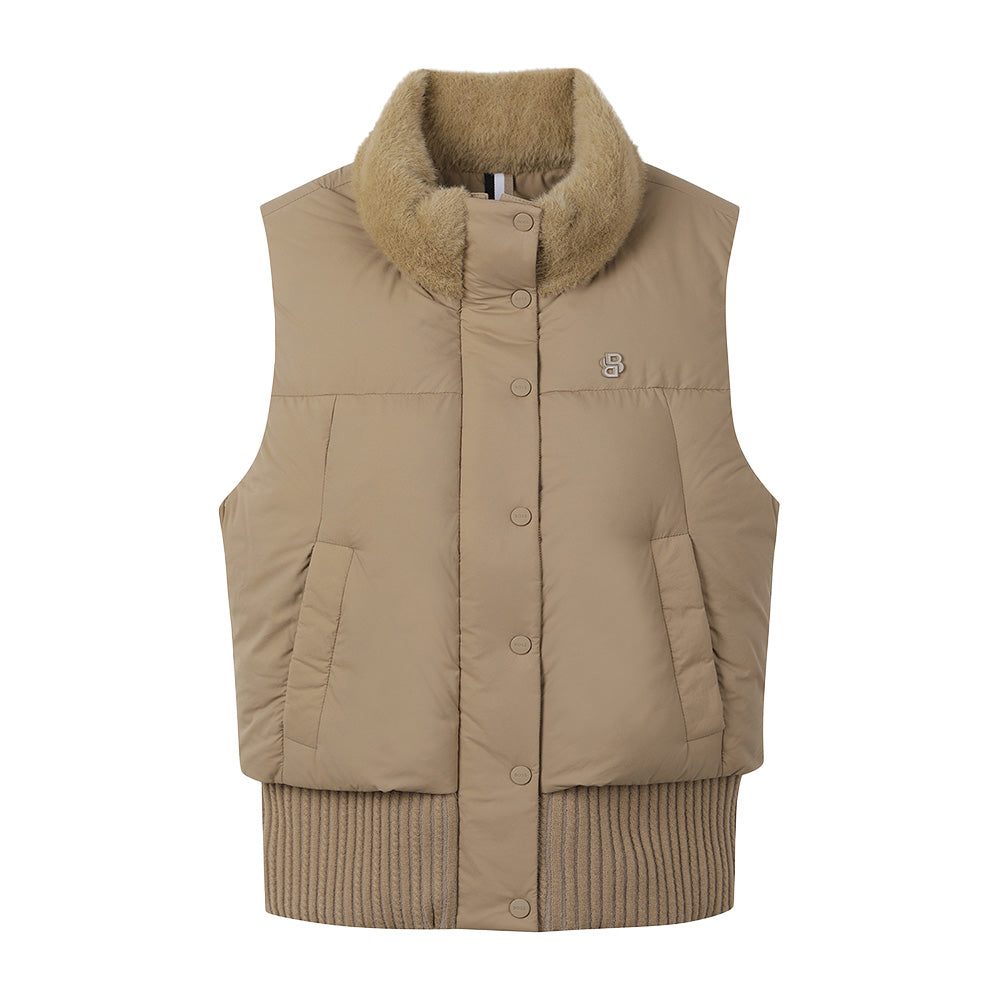 WARMFORTABLE VEST 女士 毛絨高領背心 - ASH GOLF Taiwan