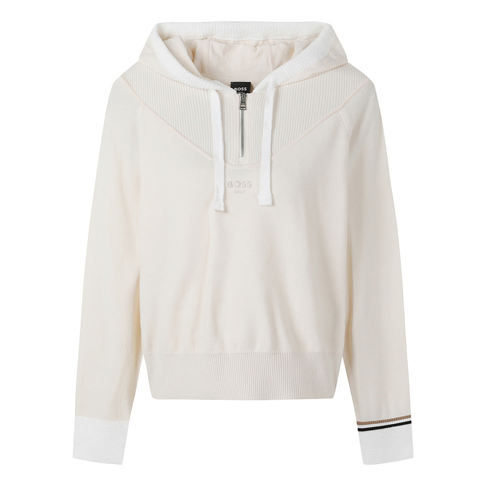 DOUBLE HOODIE KNIT 女士 長袖連帽上衣 - ASH GOLF Taiwan