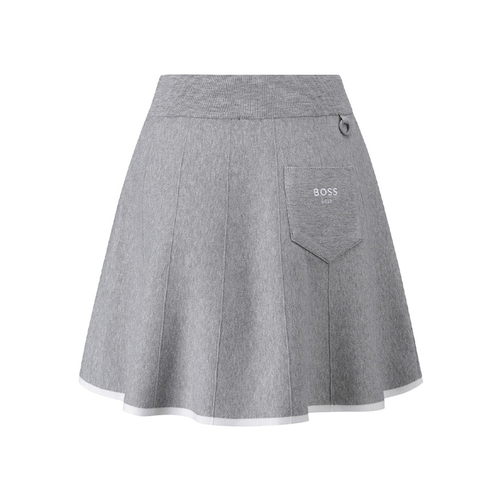 A - LINE KNIT SKIRT 女士 高爾夫短褲裙 - ASH GOLF Taiwan