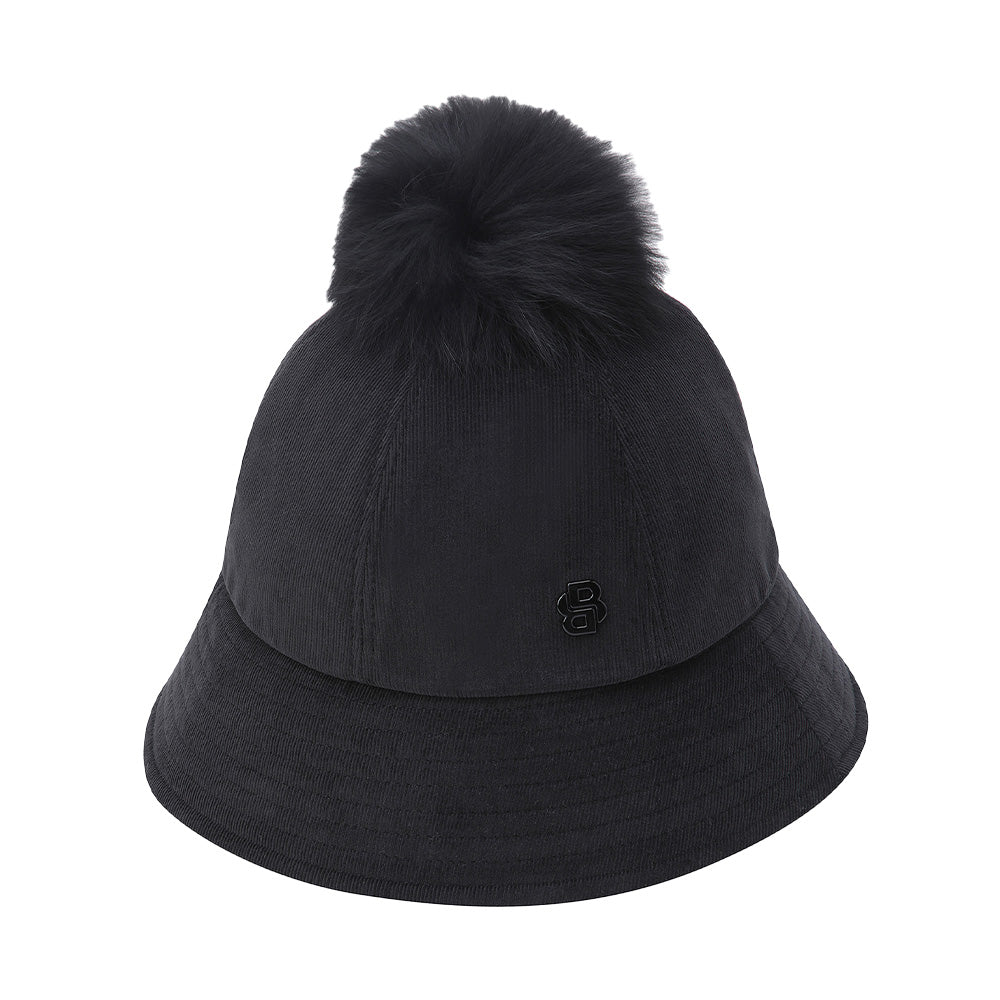 DOUBLE B CORDUROY HAT 女士 絨球漁夫帽