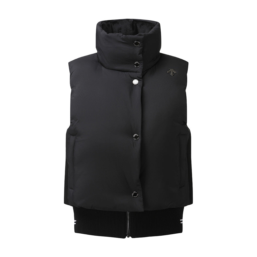 CROPPED DOWN VEST 女士 束腰型羽絨背心 - ASH GOLF Taiwan