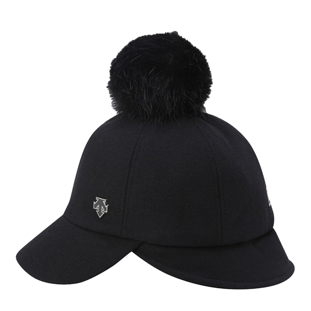 EARFLAP COLDPROOF CAP 女士 絨球高爾夫球帽