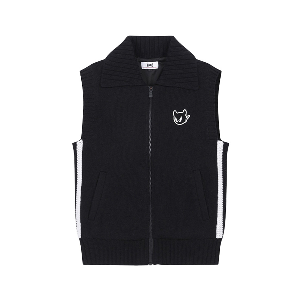 FULL ZIP-UP KNIT VEST 女士 針織拉鍊背心