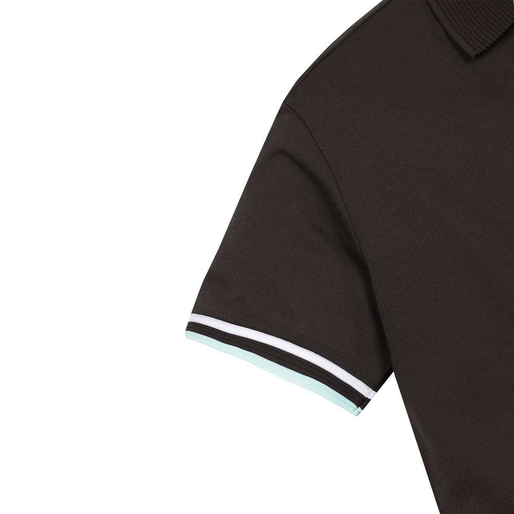 WAACKY COLOR-BLOCKED RIB SS POLO 女士高爾夫POLO衫