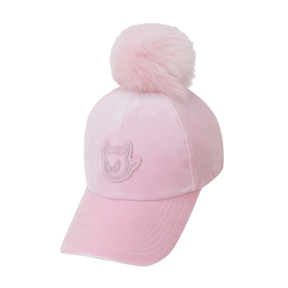 VELVET POMPOM CAP 女士 絨球高爾夫球帽 - ASH GOLF Taiwan