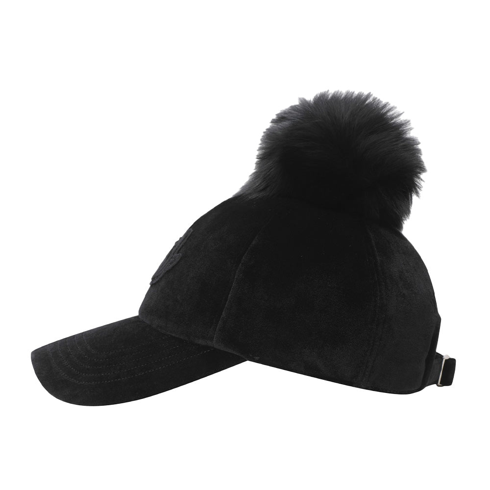 VELVET POMPOM CAP 女士 絨球高爾夫球帽 - ASH GOLF Taiwan