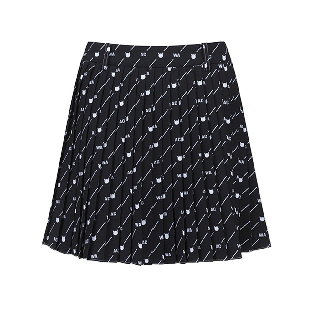 PATTERN PLEATS SKORT 女士 印花百褶短褲裙