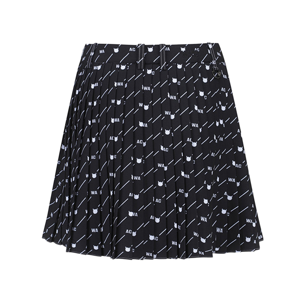 PATTERN PLEATS SKORT 女士 印花百褶短褲裙