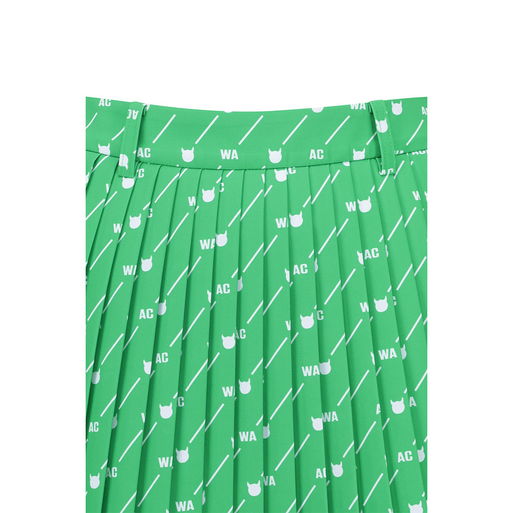 PATTERN PLEATS SKORT 女士 印花百褶短褲裙