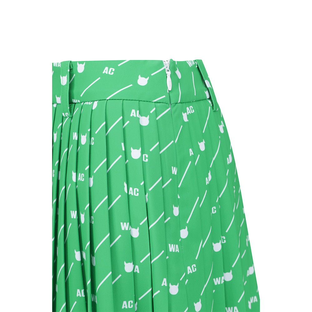 PATTERN PLEATS SKORT 女士 印花百褶短褲裙