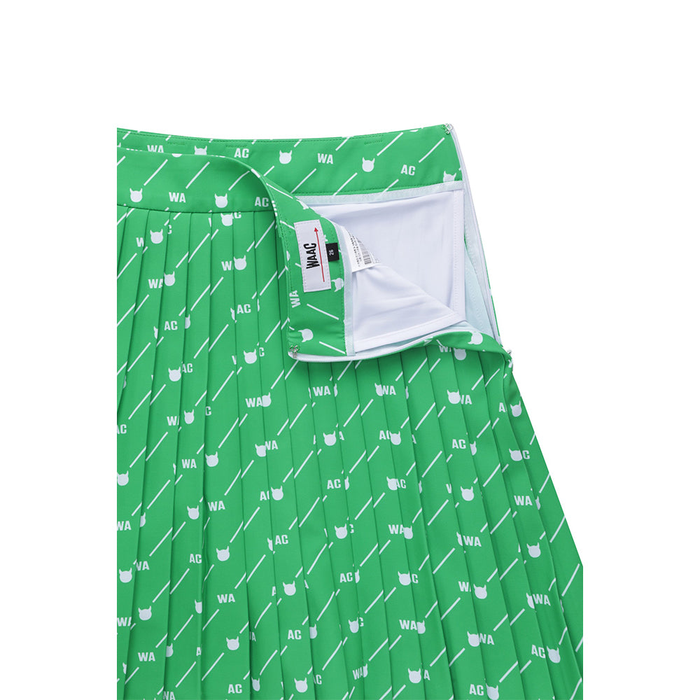 PATTERN PLEATS SKORT 女士 印花百褶短褲裙